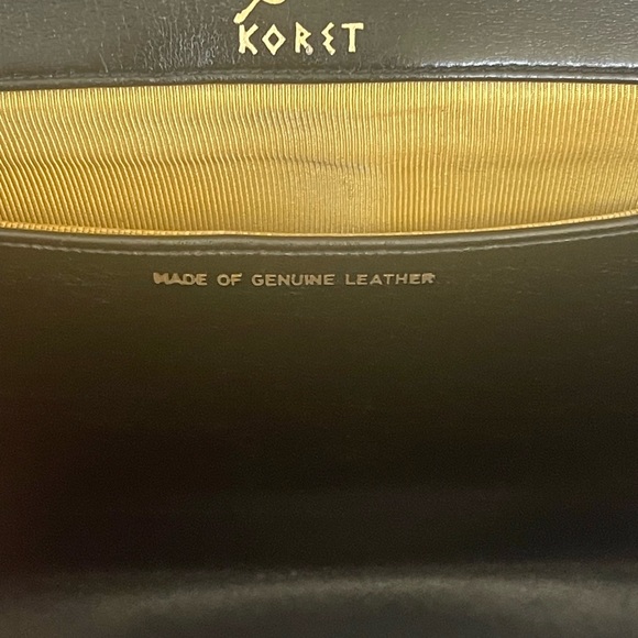 🔥🔥 KORET Women's Handbag Pre-owned Black Patent Leather. - Picture 6 of 8